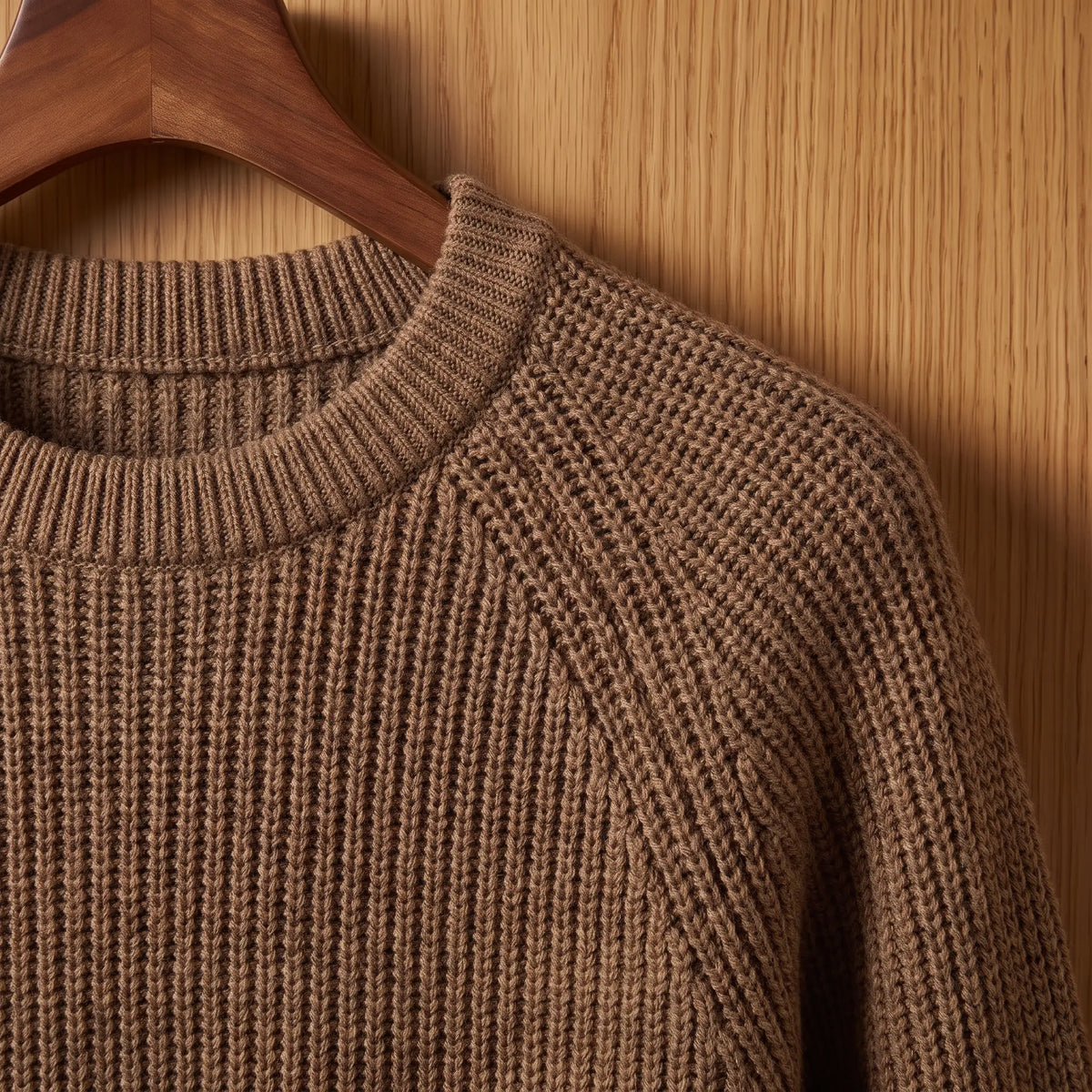 Men's Casual Knit Raglan Sleeve Pullover Relaxed Fit Everyday Style