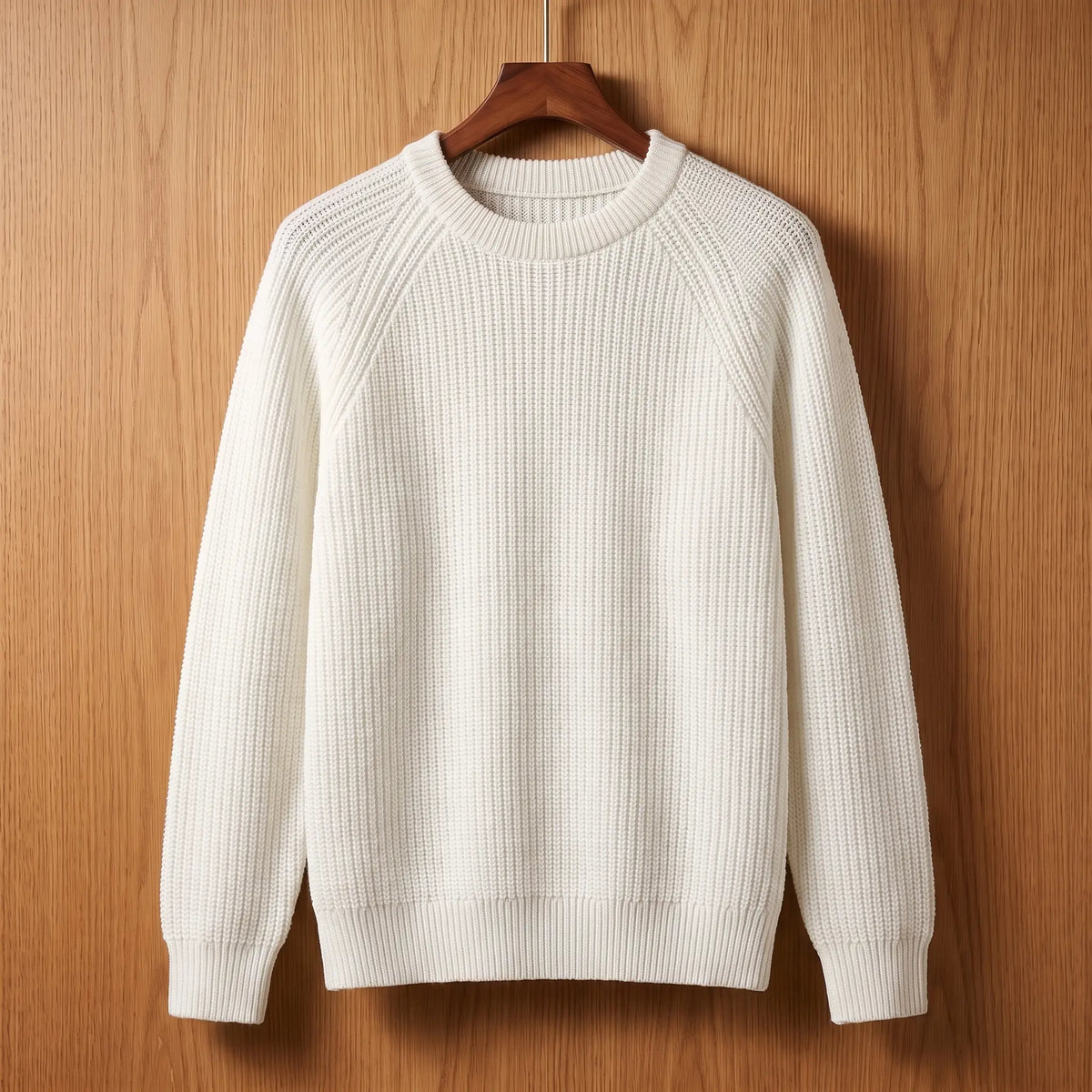 Men's Casual Knit Raglan Sleeve Pullover Relaxed Fit Everyday Style
