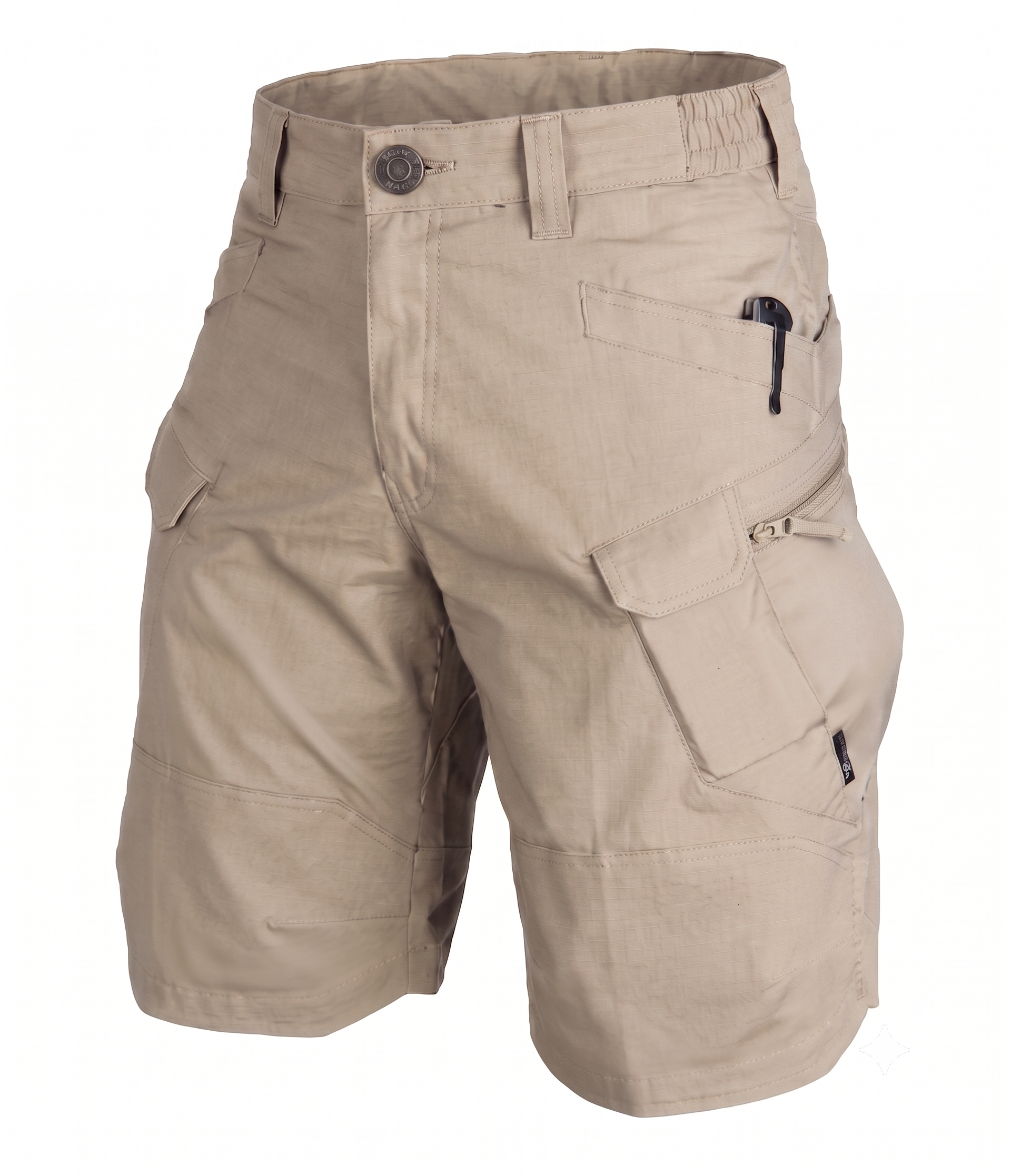 Men's Cargo Shorts Tactical Multi-Pocket Utility Knee-Length Drawstring Casual Streetwear Workwear Everyday Versatile
