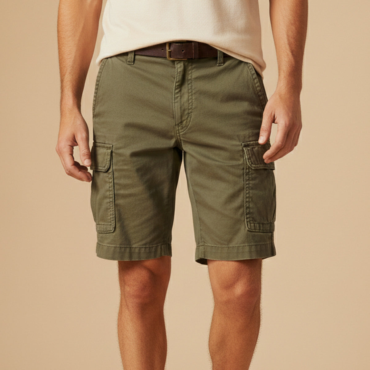 Men's Tactical Cargo Shorts Versatile Utility Pockets Quick-Dry Outdoor Summer