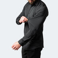 Men's Performance Shirt Non-Iron Ultra-Stretch Long-Sleeve Button-Up Collared Smart-Casual Office Business Everyday