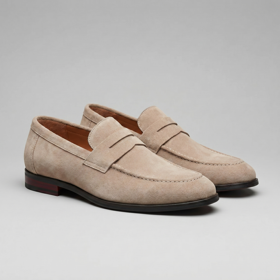 Men's Classic Penny Loafers Timeless Design Slip-On Casual Everyday Footwear