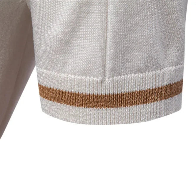 Men's Stylish Quarter-Zip Polo | Casual