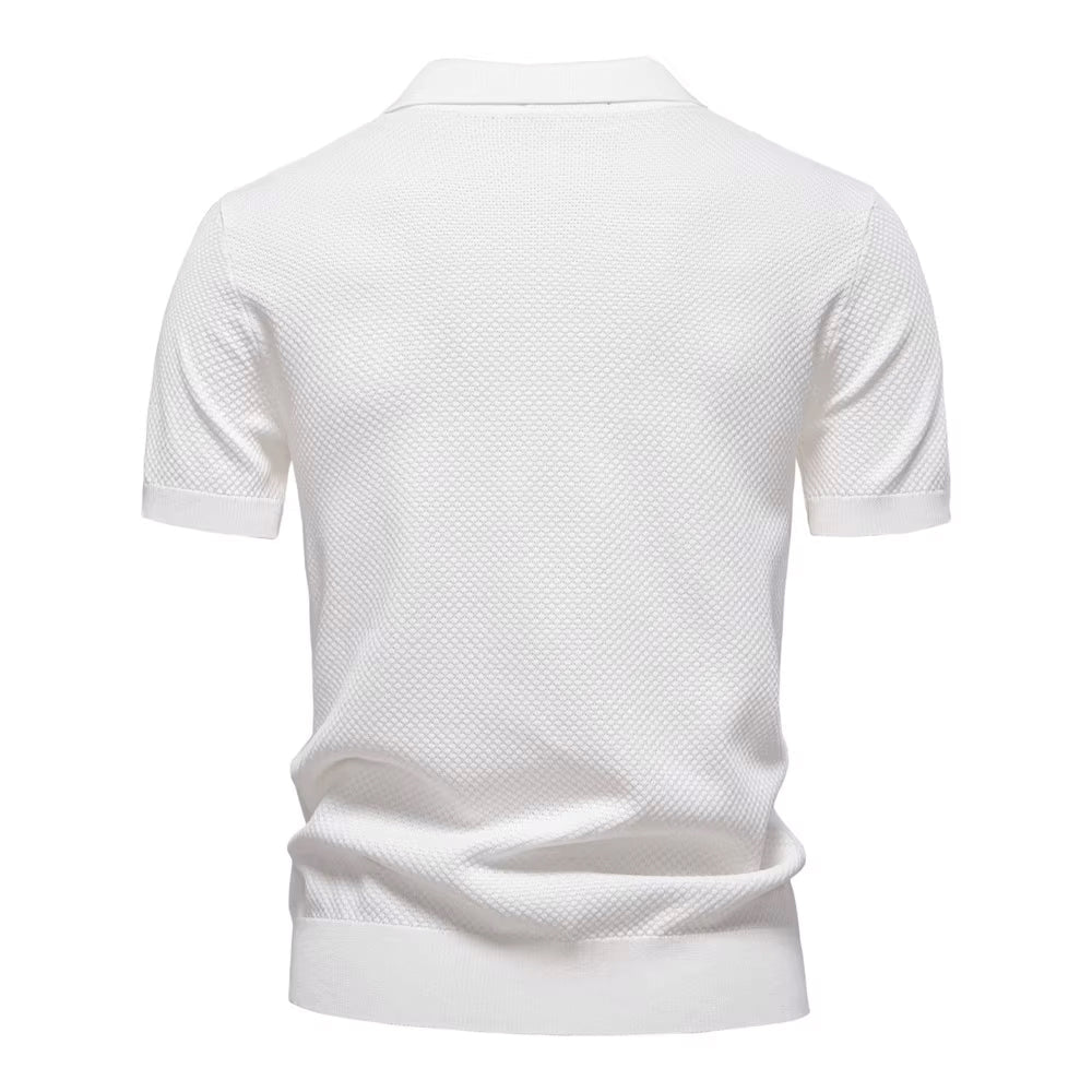 Men's Stylish Mesh Polo | Casual
